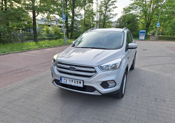 Ford Kuga cena 76900 przebieg: 56400, rok produkcji 2018 z Warszawa małe 79